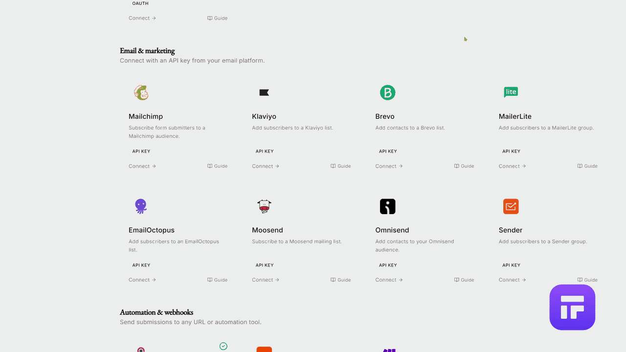 Integration Webhook mapping window